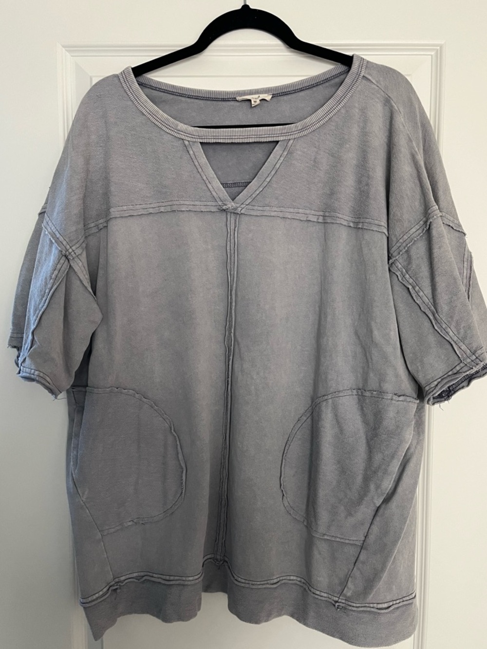 Oversized Top - Indigo